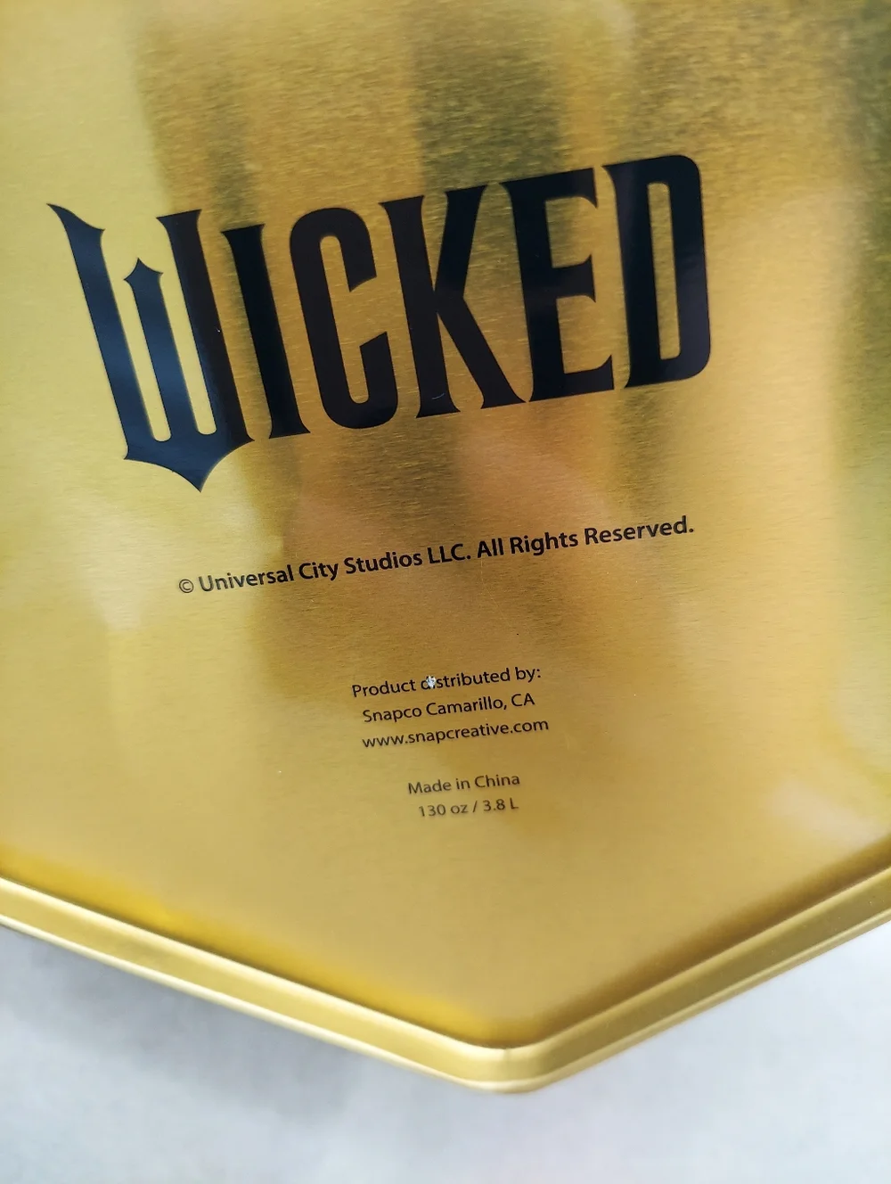 Rare Wicked 2 For Good In Movie 2025 Tin Hexagon Popcorn Bucket